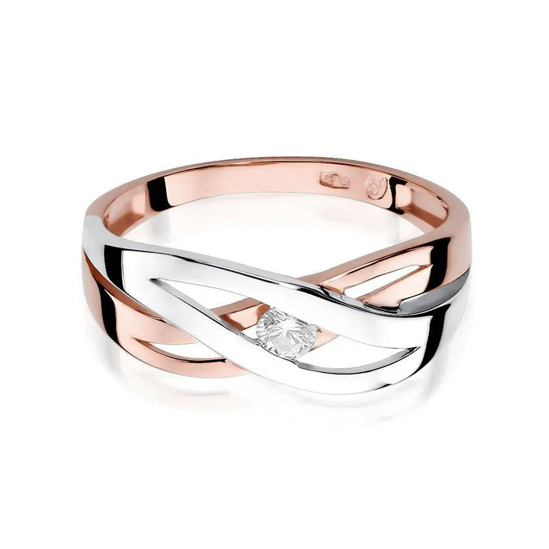 Gold Ring with 0.10ct Diamond