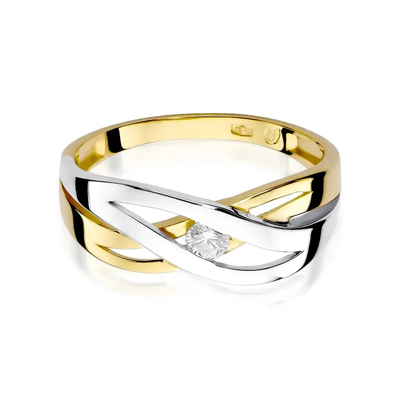 Gold Ring with 0.10ct Diamond
