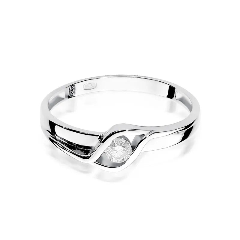 Gold Ring with 0.10ct Diamond