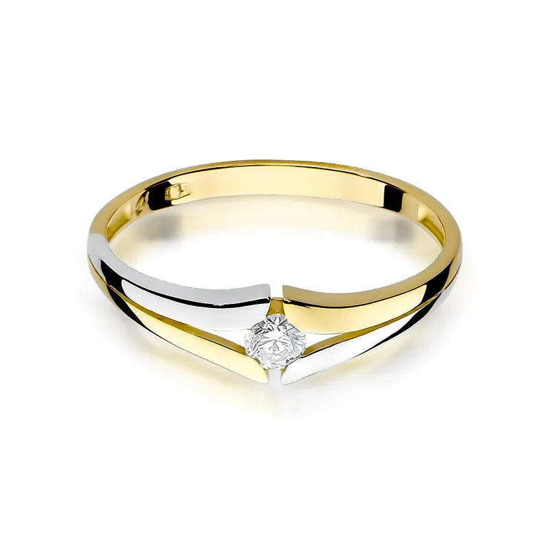 Gold Ring with 0.10ct Diamond