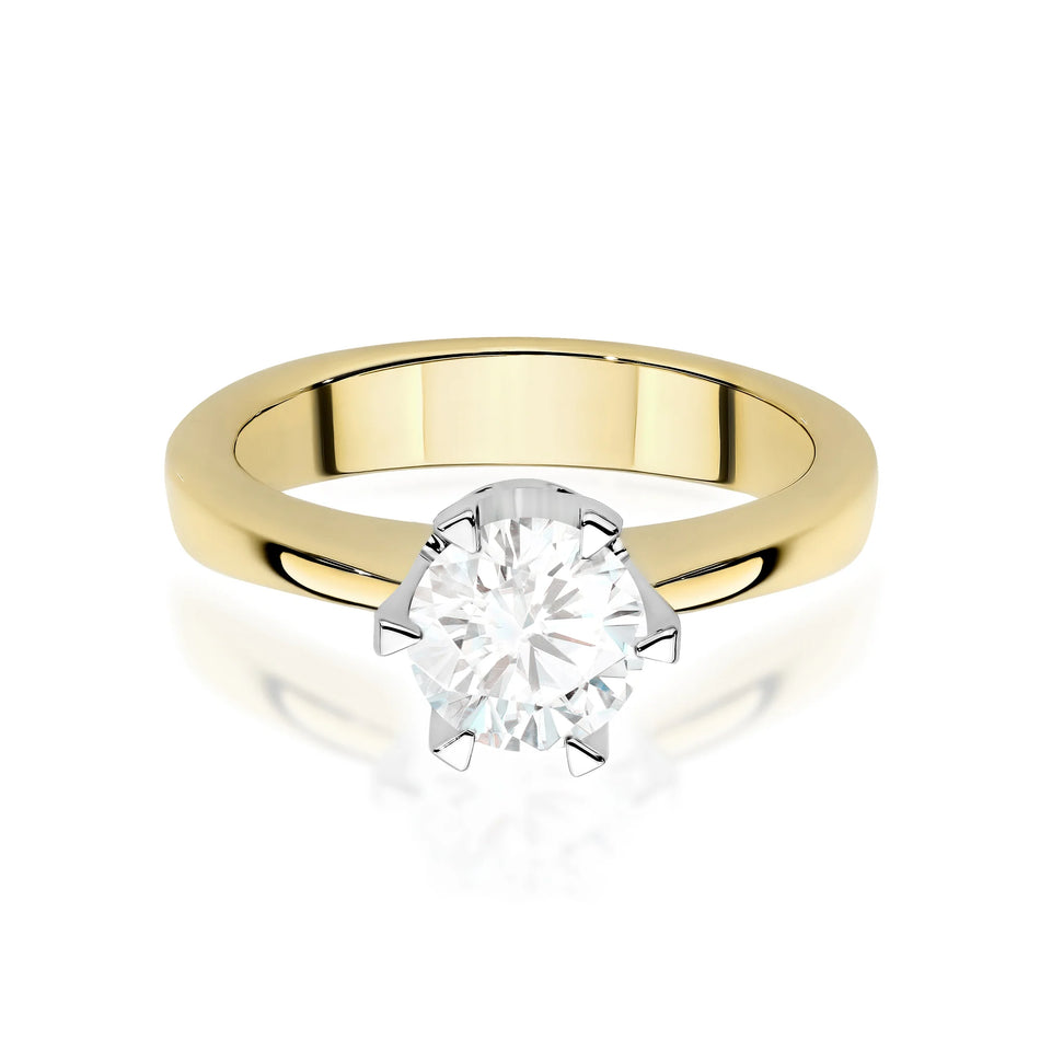 Gold Ring with 1.00ct Diamond