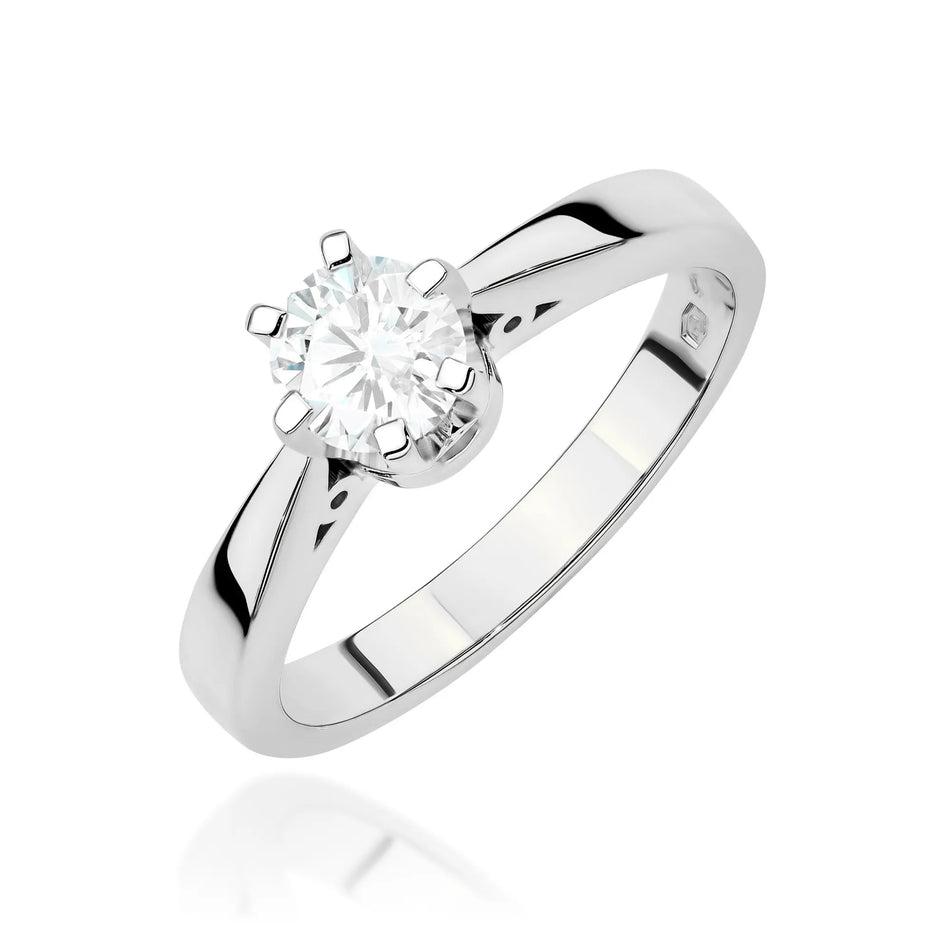 Zlatý prsteň s 1.00ct laboratórnym diamantom