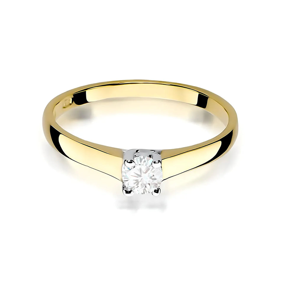 Gold Ring with 0.20ct Diamond