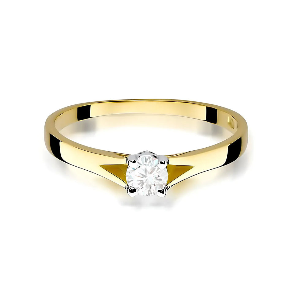 Gold Ring with 0.20ct Diamond