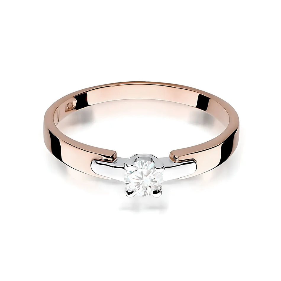 Gold Ring with 0.20ct Diamond