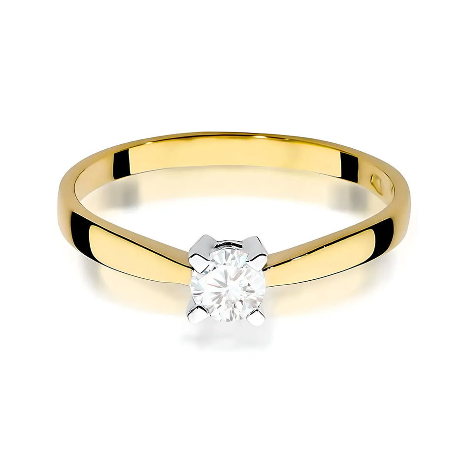 Gold Ring with 0.20ct Diamond