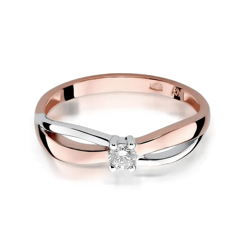 Gold Ring with 0.10ct Diamond