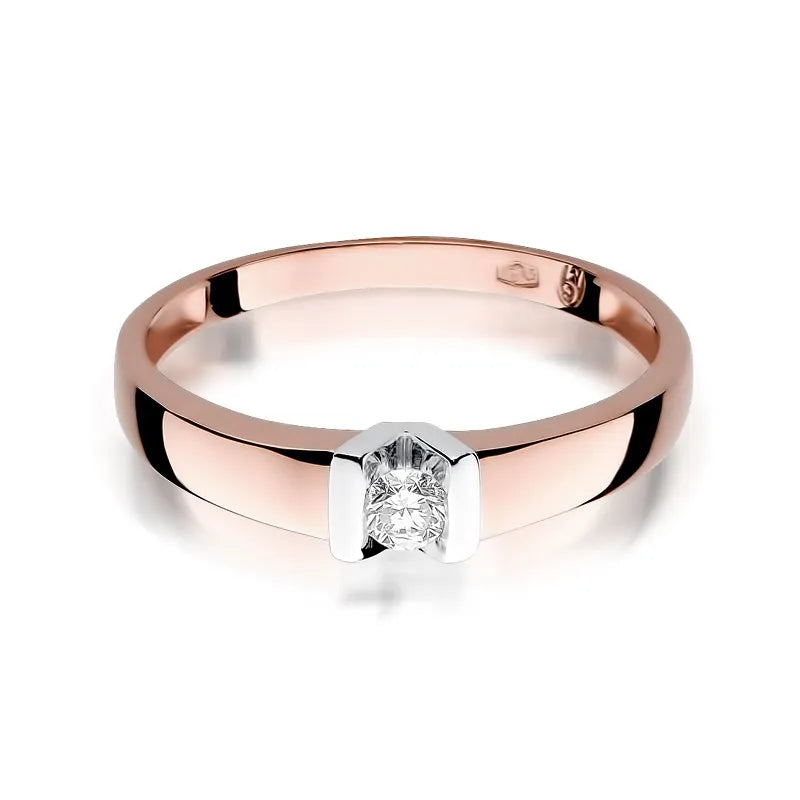 Gold Ring with 0.10ct Diamond