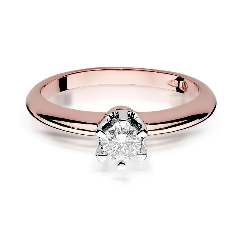 Gold Ring with 0.30ct Diamond