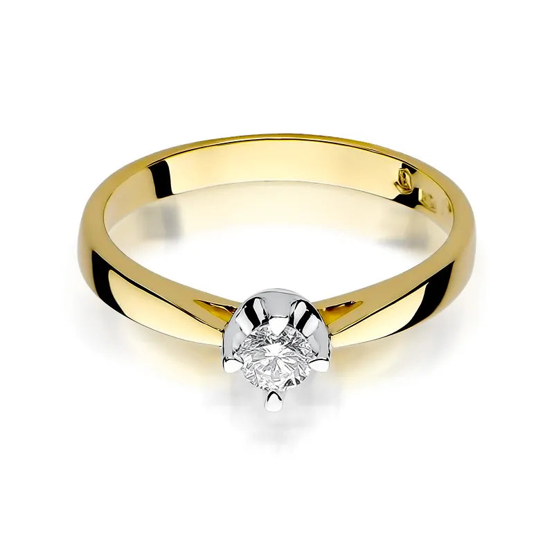 Gold Ring with 0.20ct Diamond