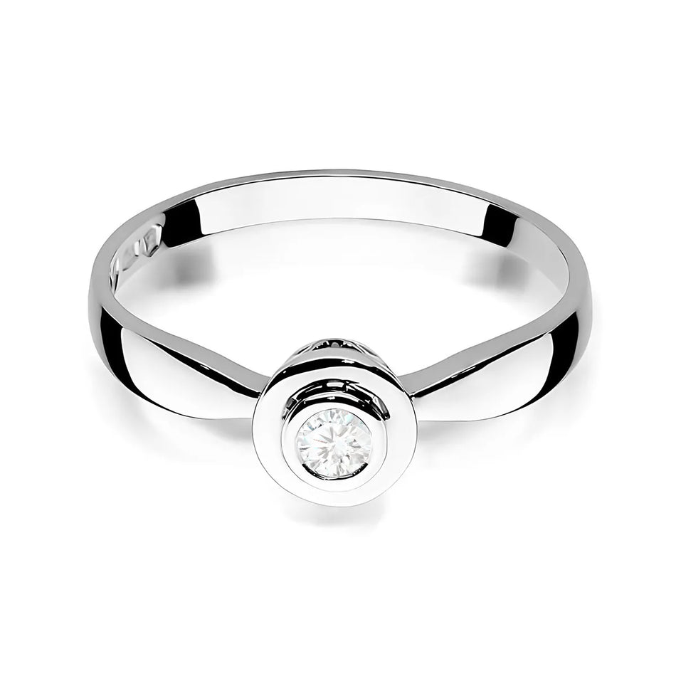 Gold Ring with 0.10ct Diamond