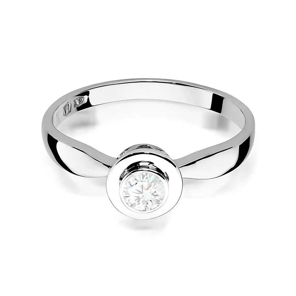 Gold Ring with 0.25ct Diamond