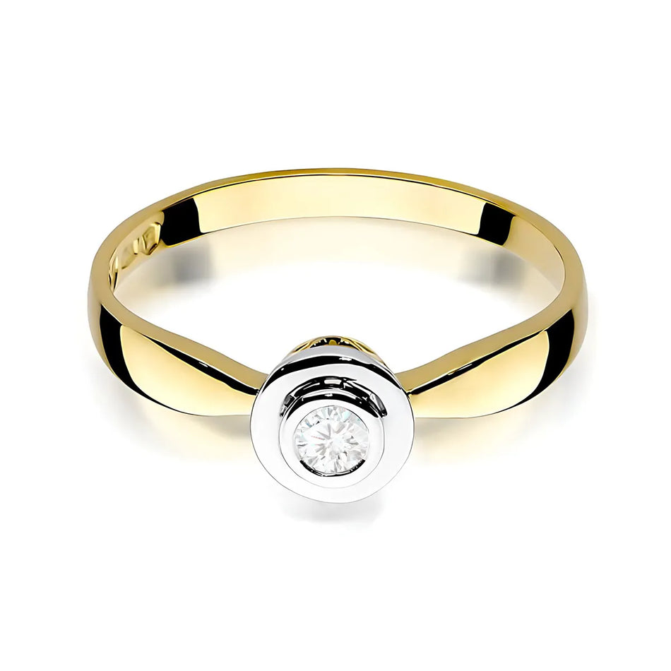 Gold Ring with 0.10ct Diamond