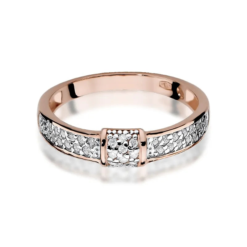 Gold Ring with  0.19ct Diamonds