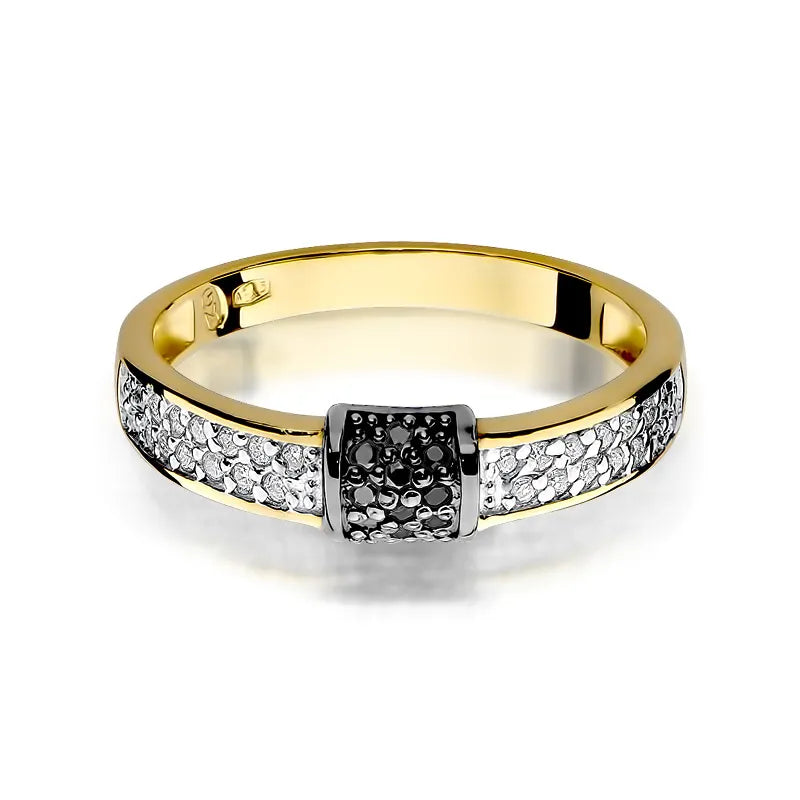 Gold Ring set with 0.19ct Diamonds