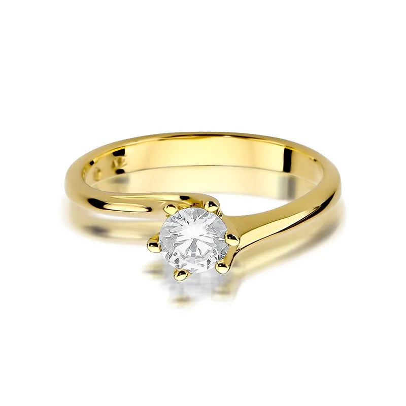 Gold Ring with Diamond