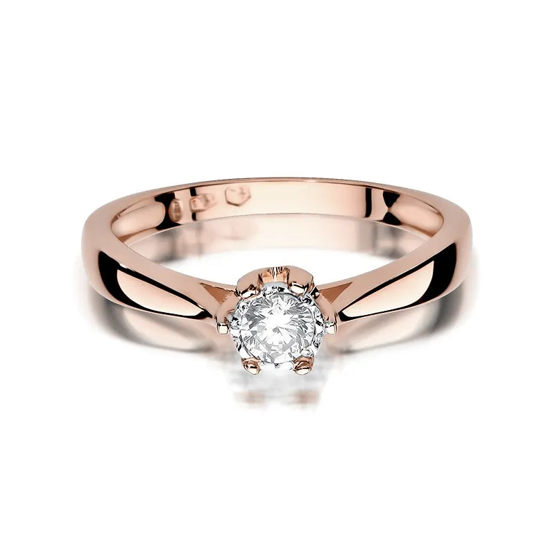 Gold Ring with 0.20ct Diamond