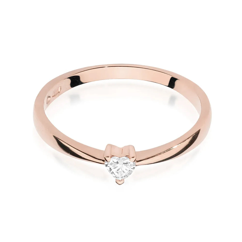 Gold Ring with 0.10ct Diamond