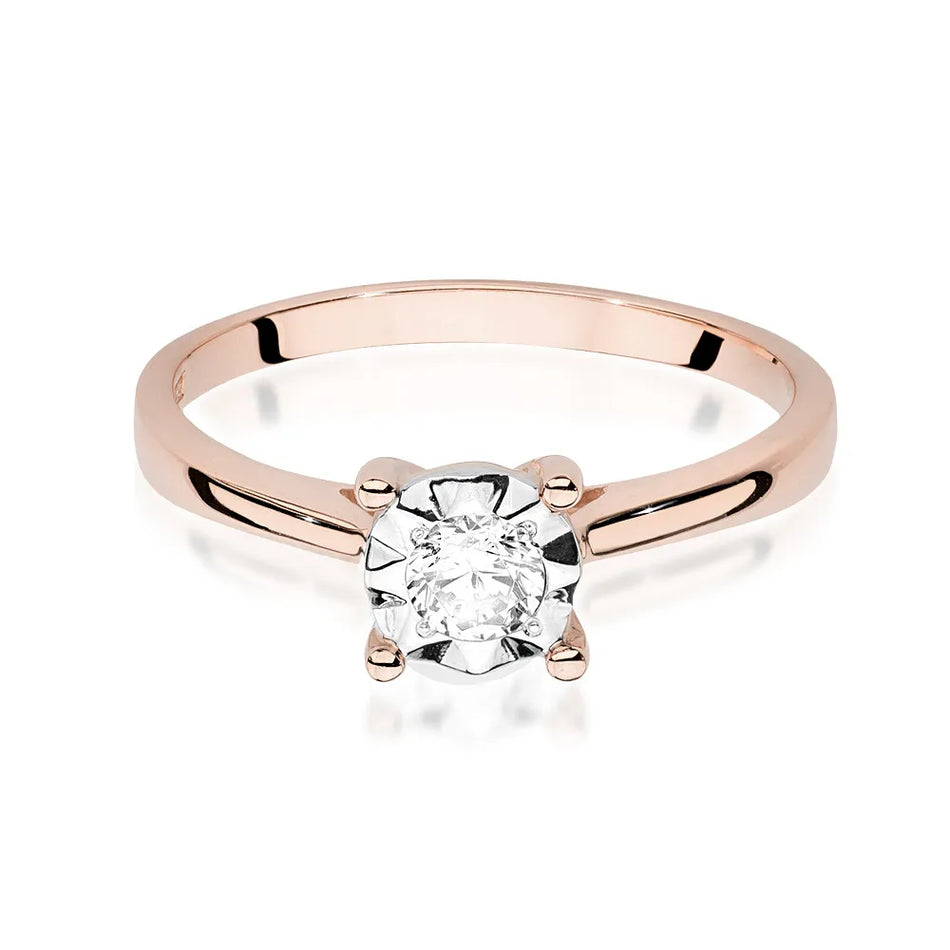 Gold Ring with 0.20ct Diamond