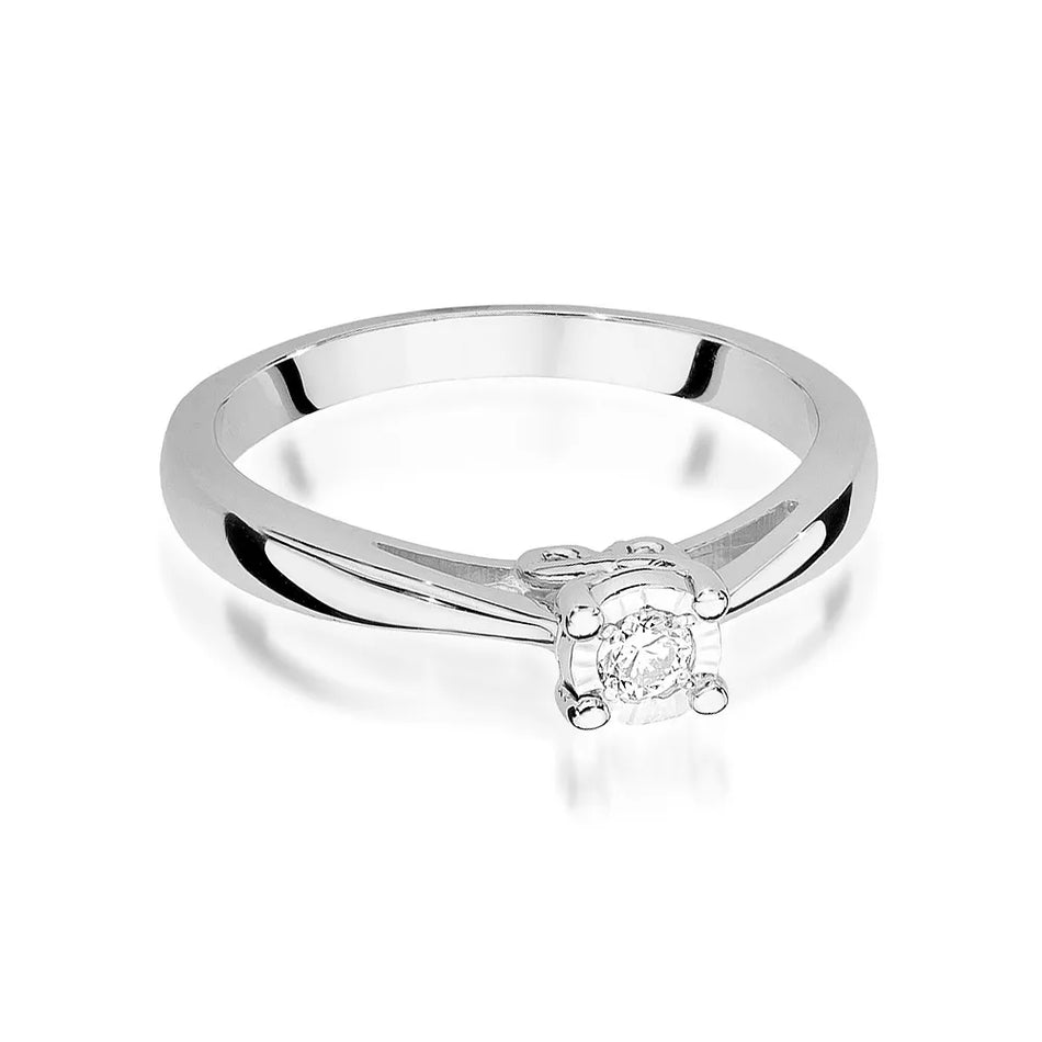 Gold Ring with 0.08ct Diamond