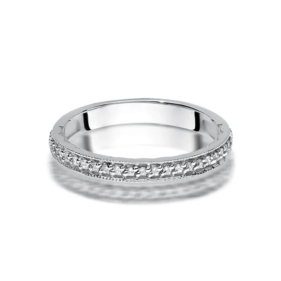 Zlatý prsteň s diamantmi 0,105 ct