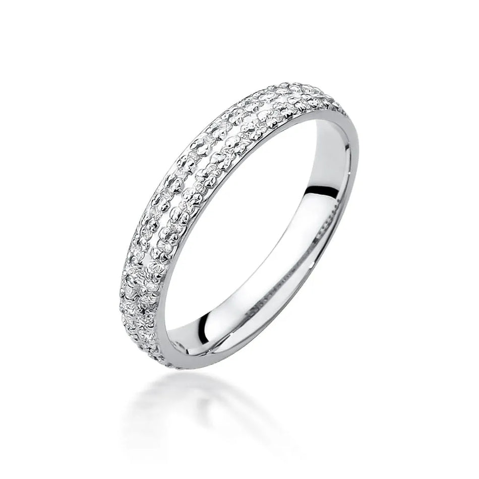 Zlatý prsteň s diamantmi 0,23 ct