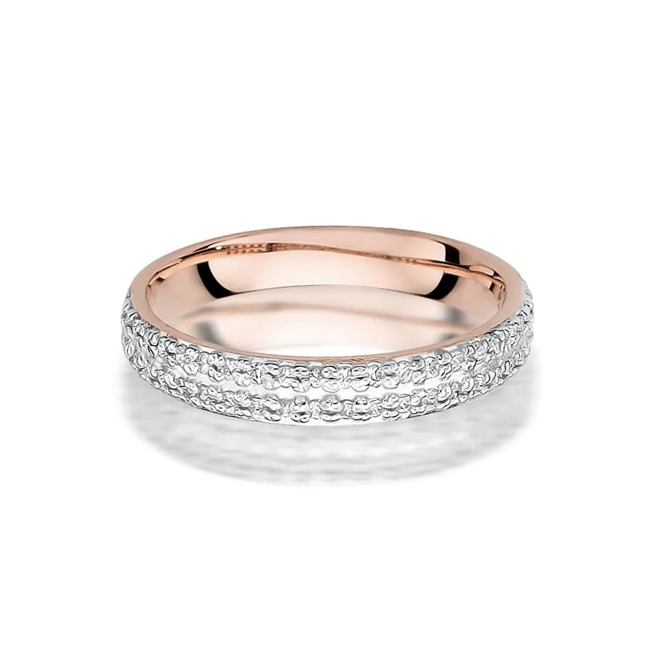 Zlatý prsteň s diamantmi 0,23 ct