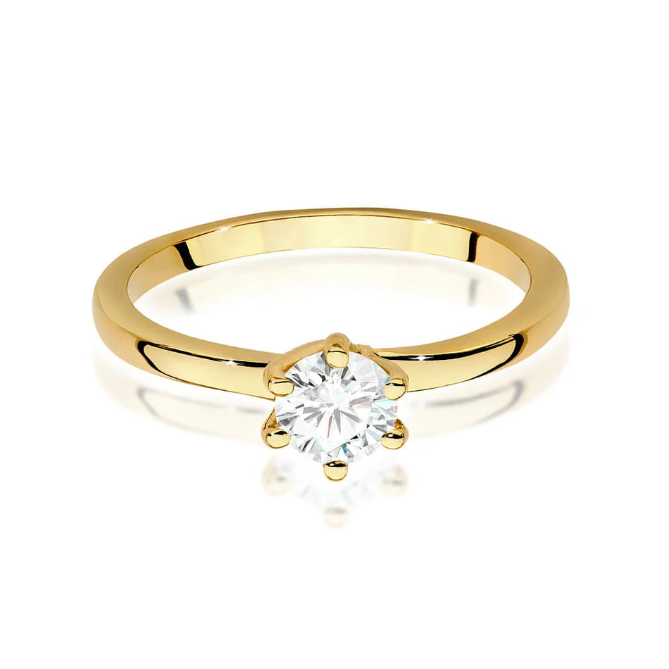 Gold Ring with 0.50ct Diamond