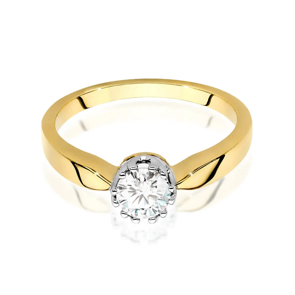 Gold Ring with 0.40ct Diamond