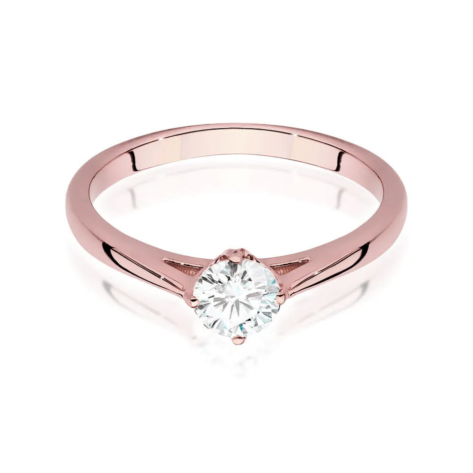 Gold Ring with 0.40ct Diamond