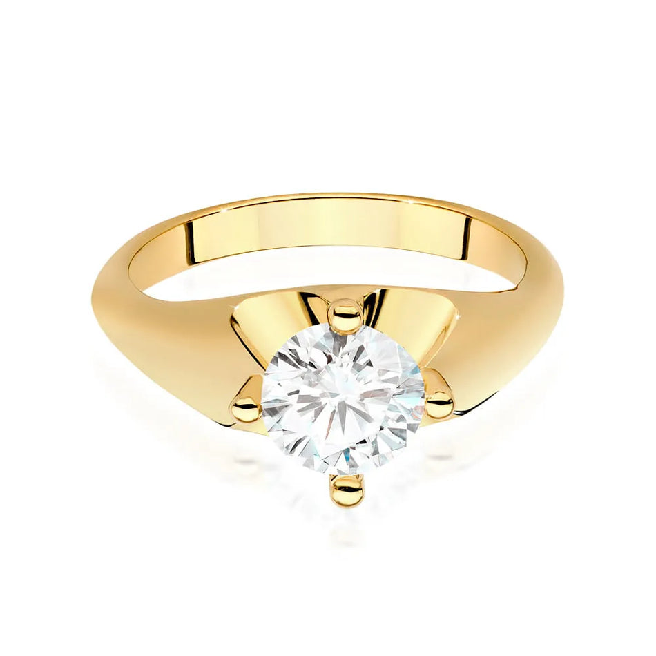 Gold Ring with 1.00ct Diamond