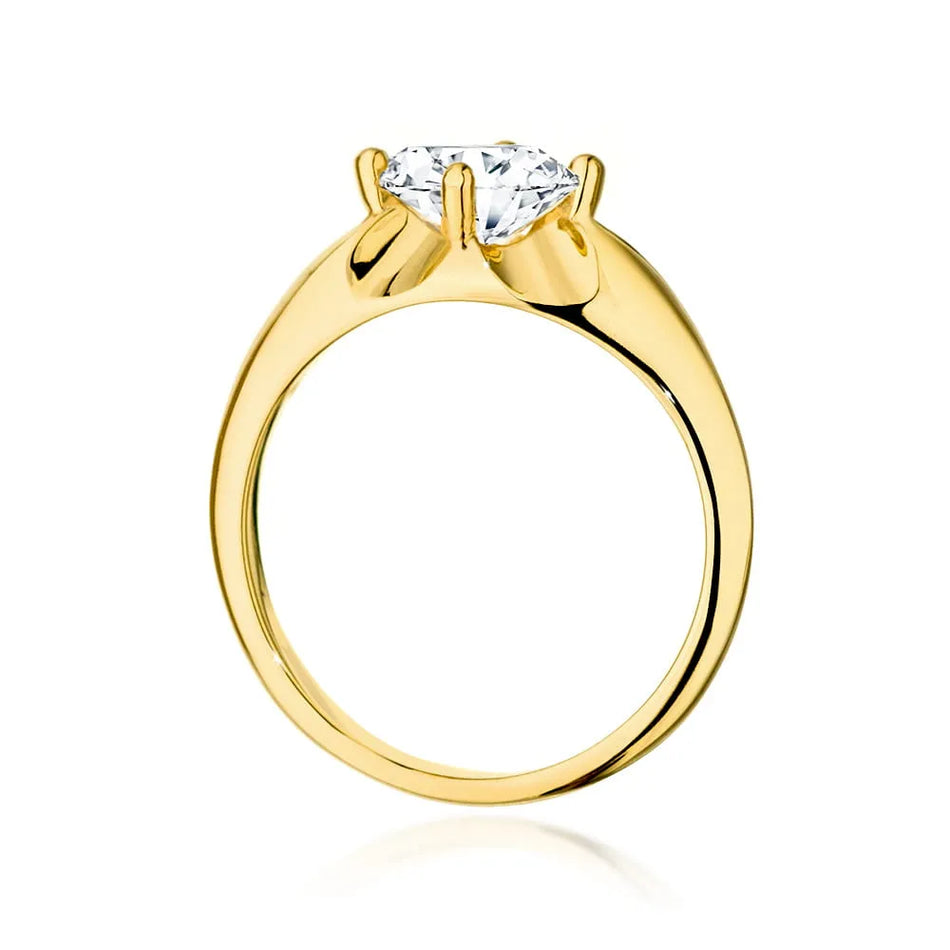 Gold Ring with 1.00ct Diamond
