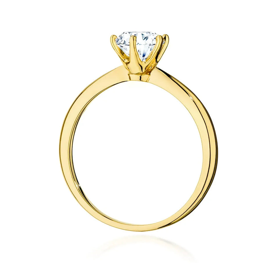 Gold Ring with 1.00ct Diamond