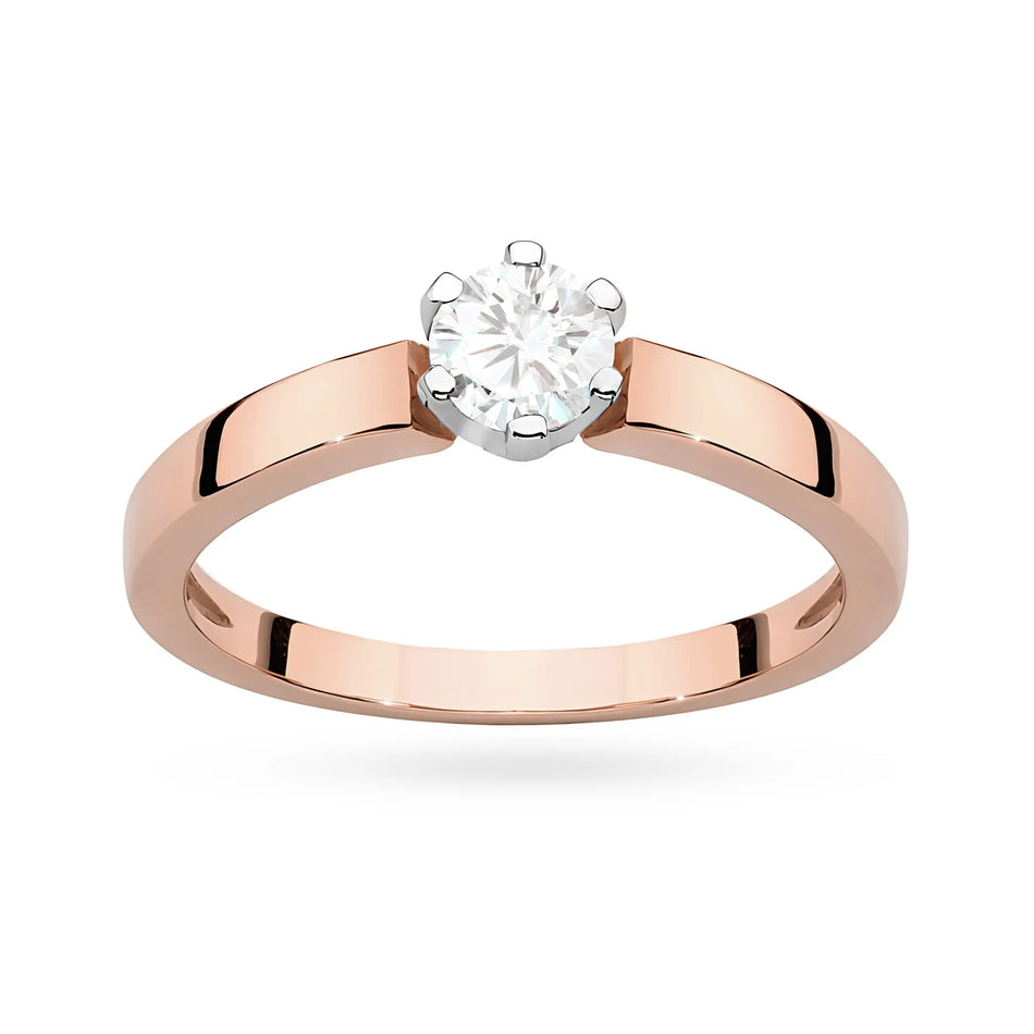 Gold Ring with 0.25ct Diamond