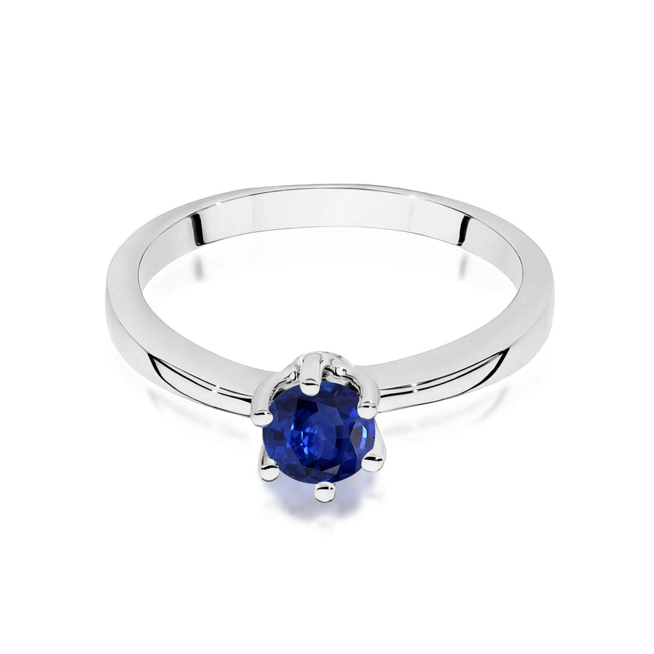 Gold Ring with 0.50ct Sapphire