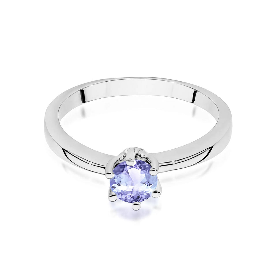 Zlatý prsteň s 0,50 ct tanzanitom