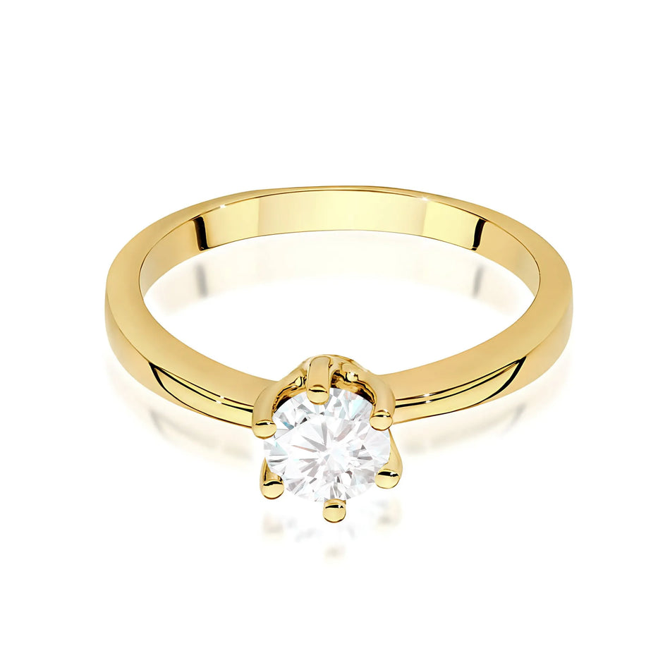 Gold Ring with 0.50ct Diamond
