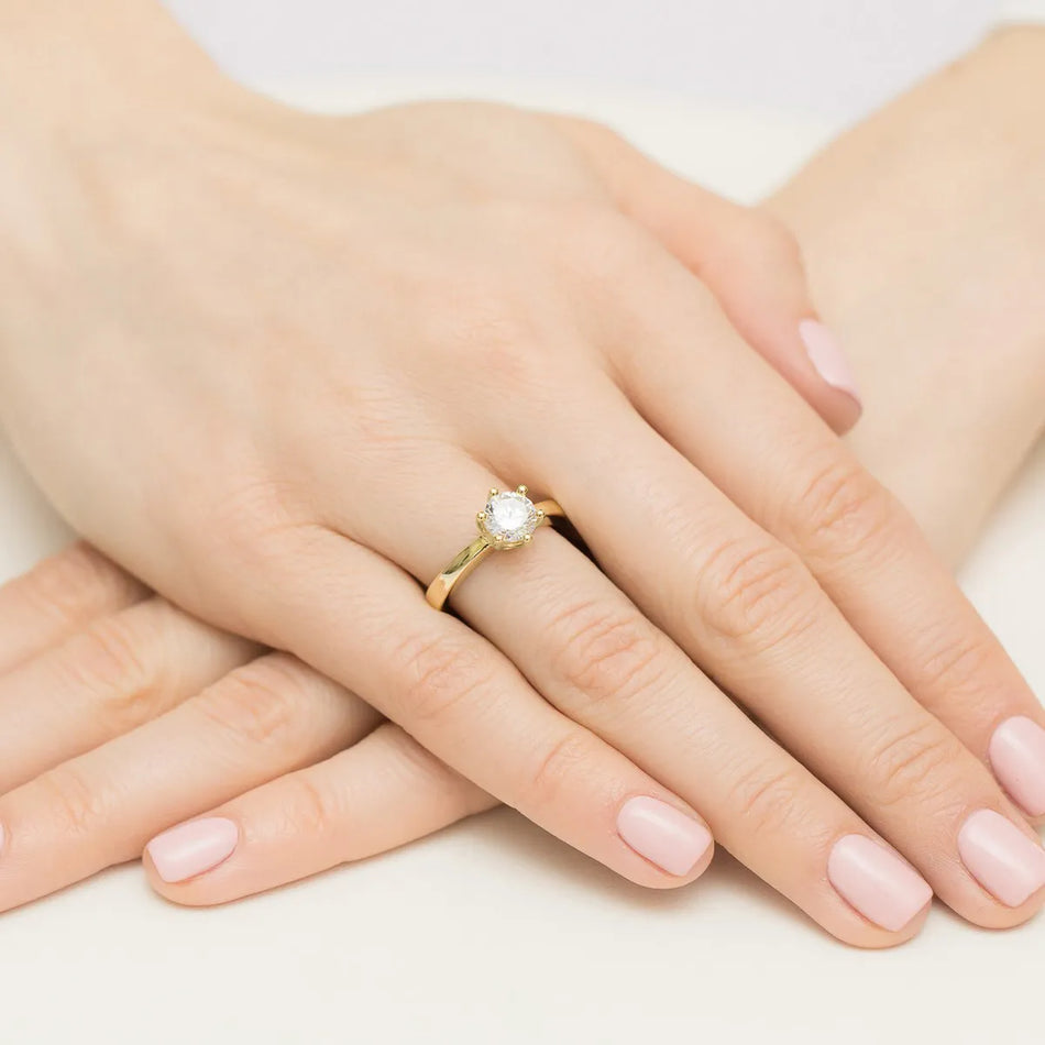 Gold Ring with 1.00ct Diamond