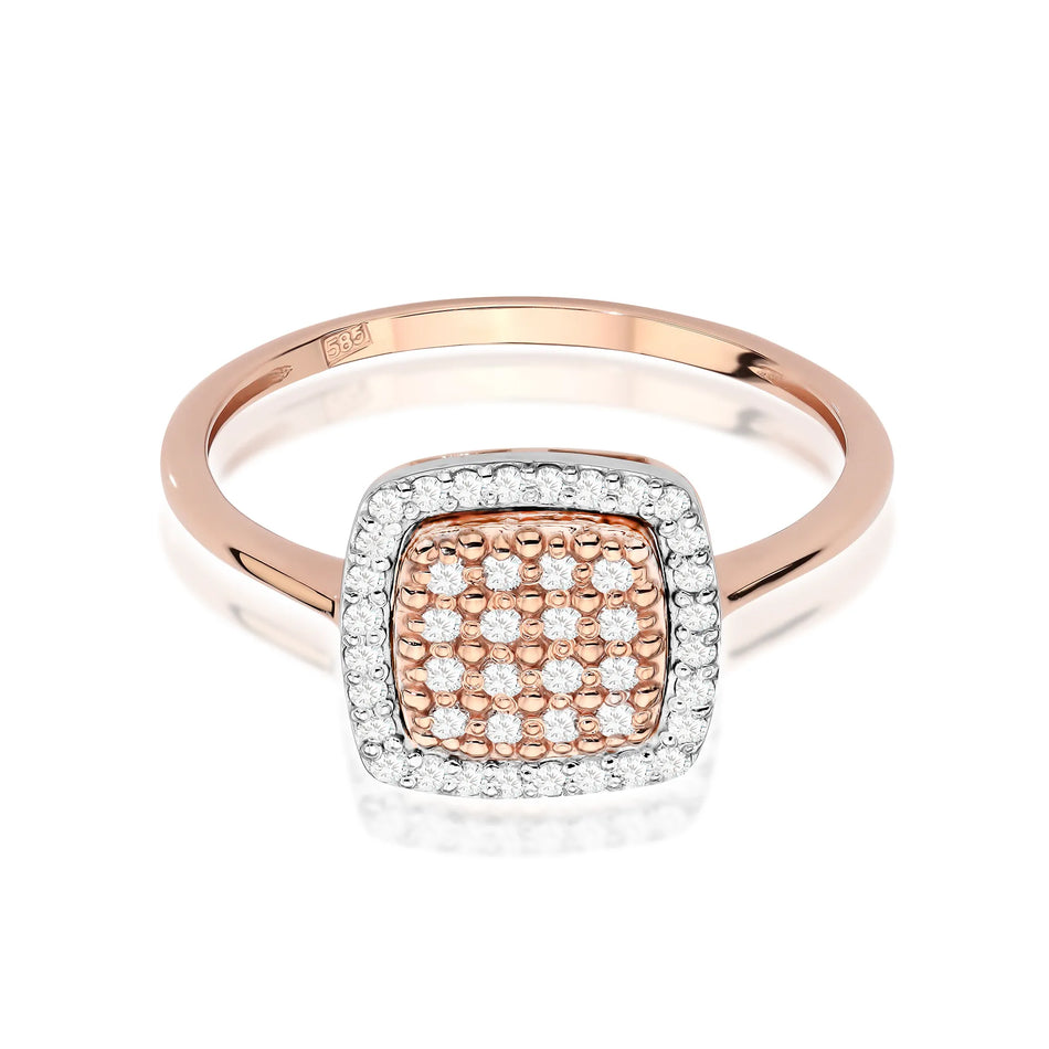 Gold Ring with 0.278ct Diamonds