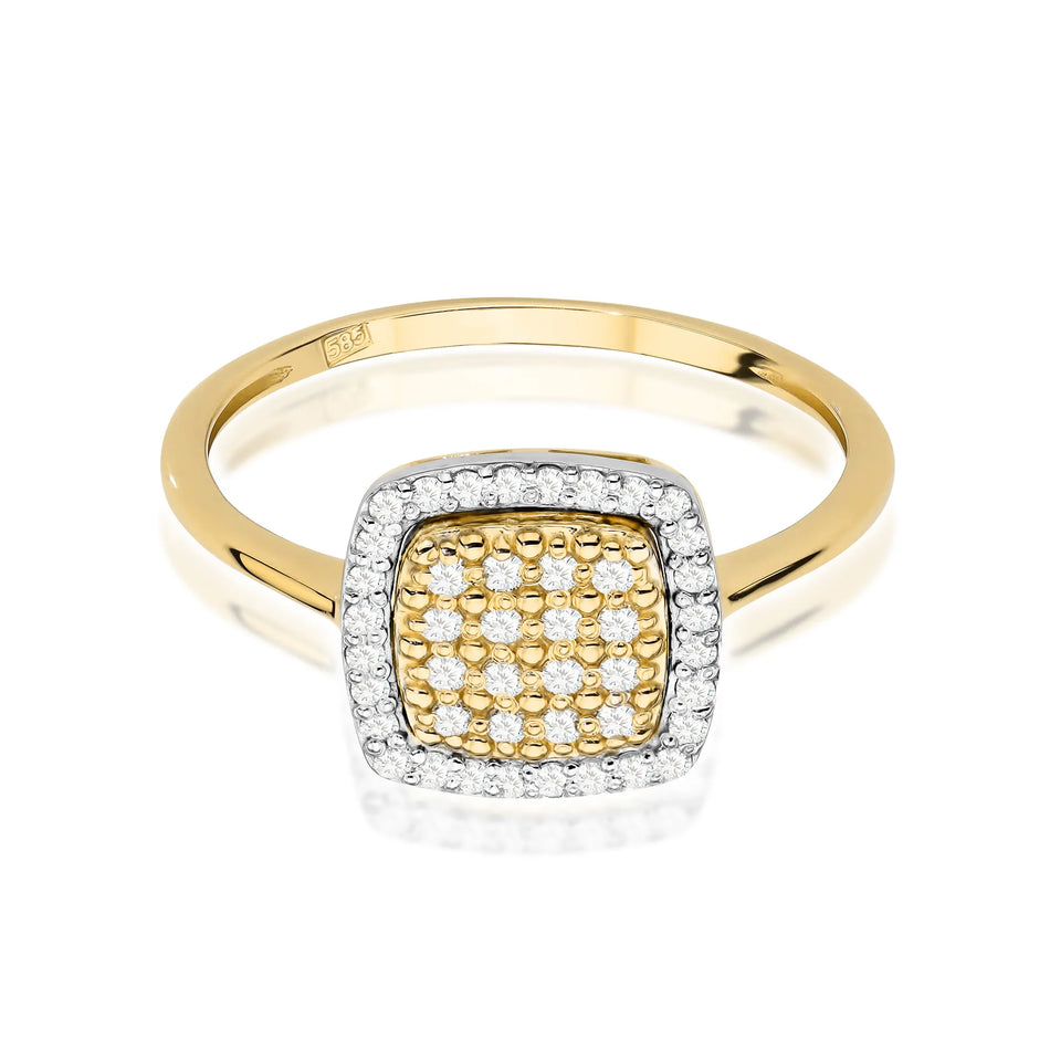 Gold Ring with 0.278ct Diamonds