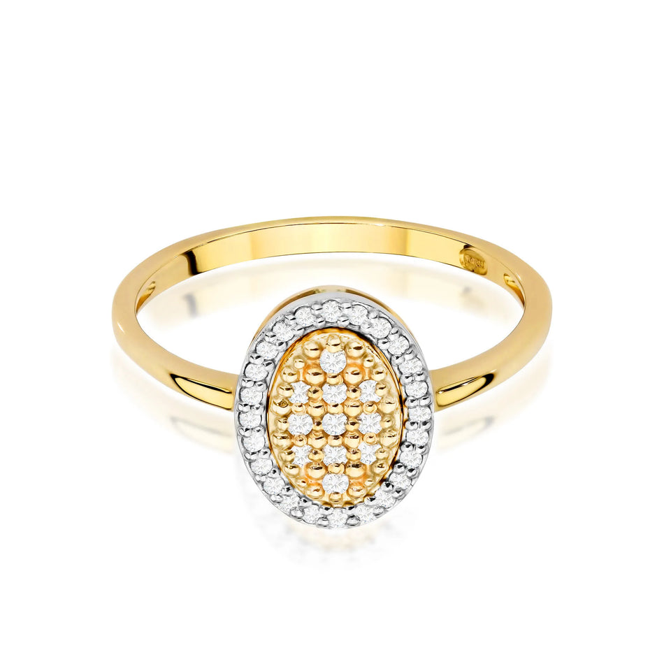Gold Ring with 0.20ct Diamonds