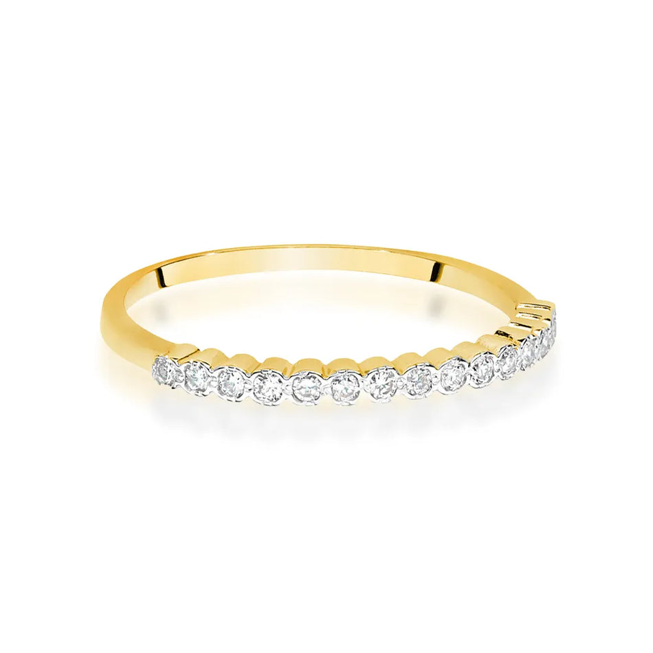 Gold Ring with 0.075ct Diamonds