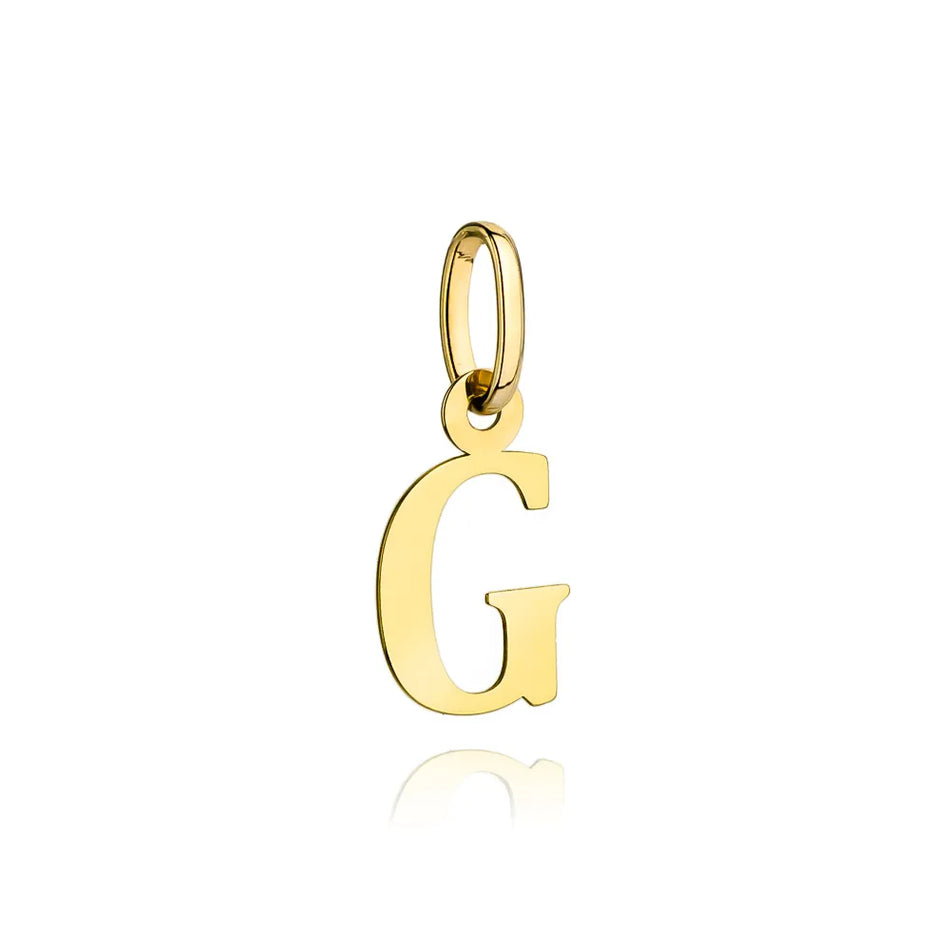 Gold Pendant Letter G