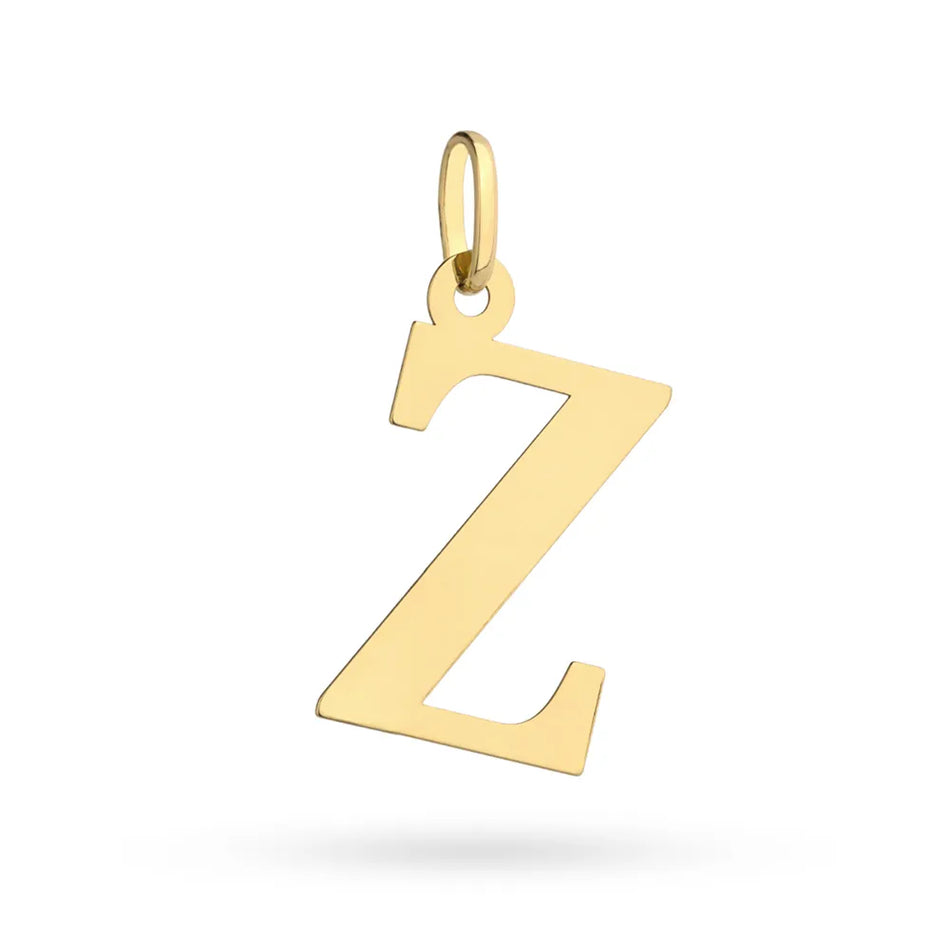 Gold Pendant Letter Z