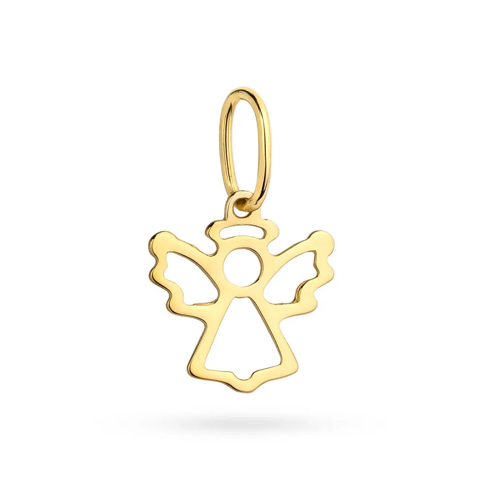 Zlatý prívesok anjel