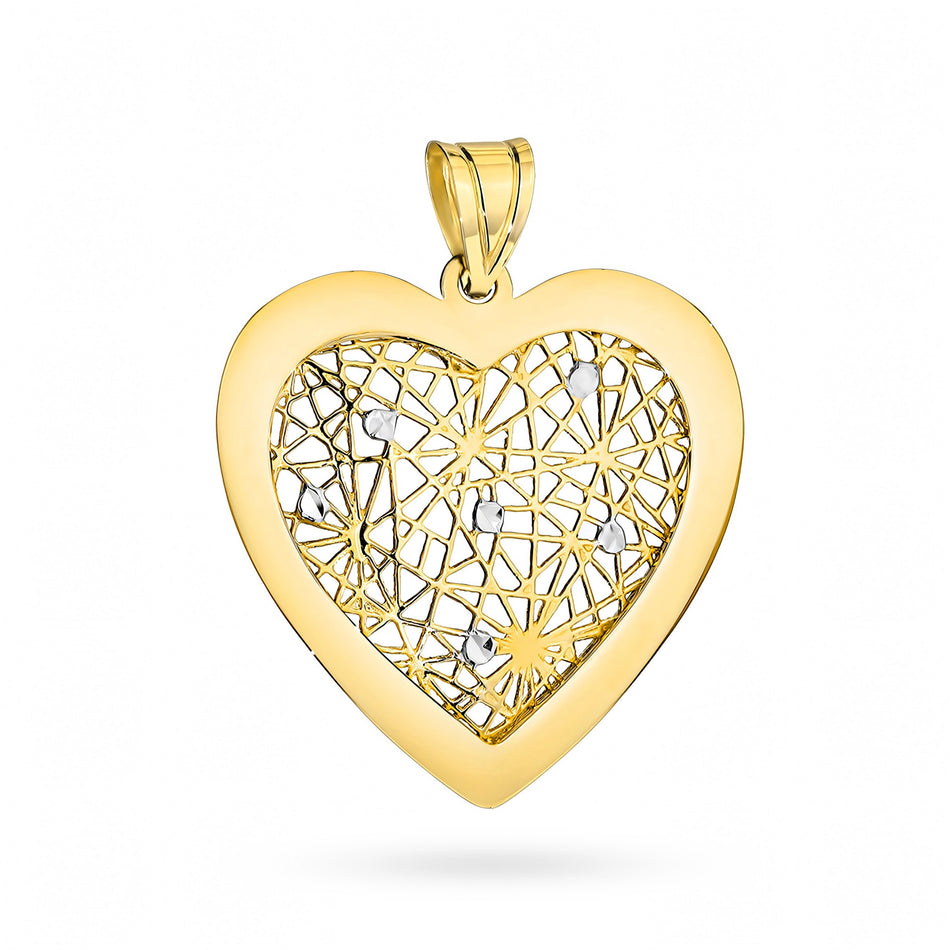 Gold Pendant Heart