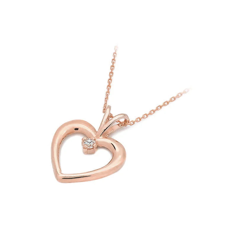 Zlatý prívesok s diamantom 0,04 ct