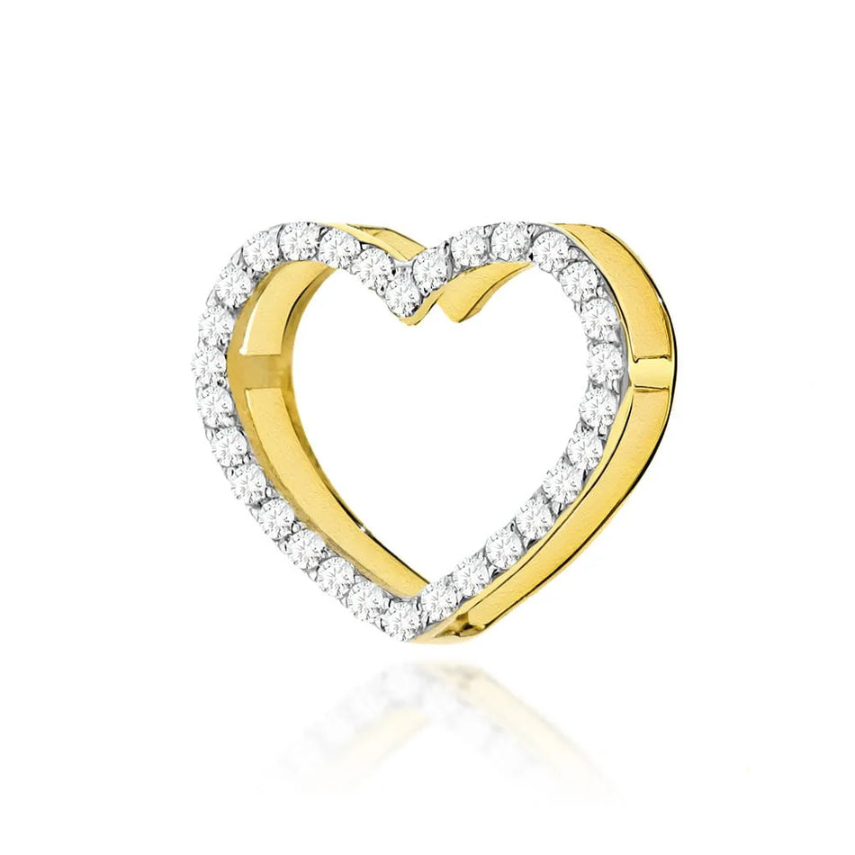 Gold Pendant with 0.15ct Diamonds