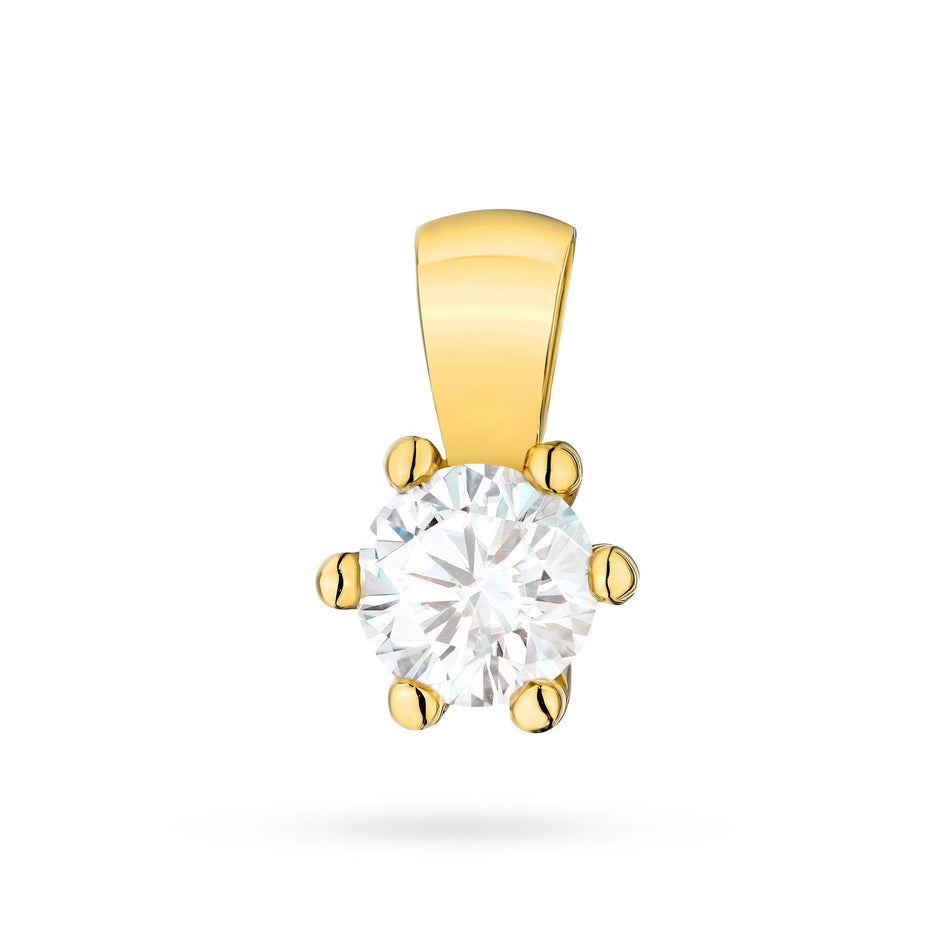Gold Pendant with 0.30ct Diamond