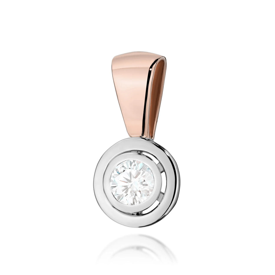 Gold Pendant with 0.20ct Diamond